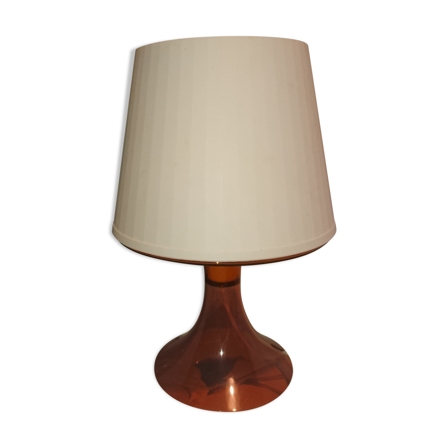 BEDSIDE LAMP IKEA YEARS 1990 MODEL LAMPAN COLOR ORANGE