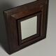 Miroir à cadre ondulé du XVIIIe siècle
