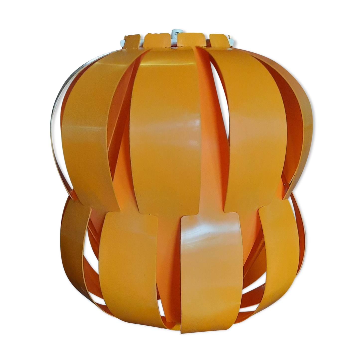 Orange 50s/60s lampshade