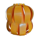 Orange 50s/60s lampshade