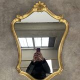 Gilded mirror carved wood, shell, classic style