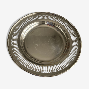 Silver metal dish