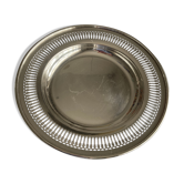 Plat métal argenté