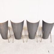 Vintage dining chairs by Frans Van Praet, set of 4