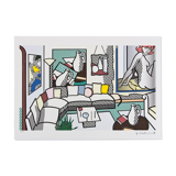 "Interior, Perfect Pitcher" 1980s Lithography