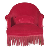 Velvet toad chair