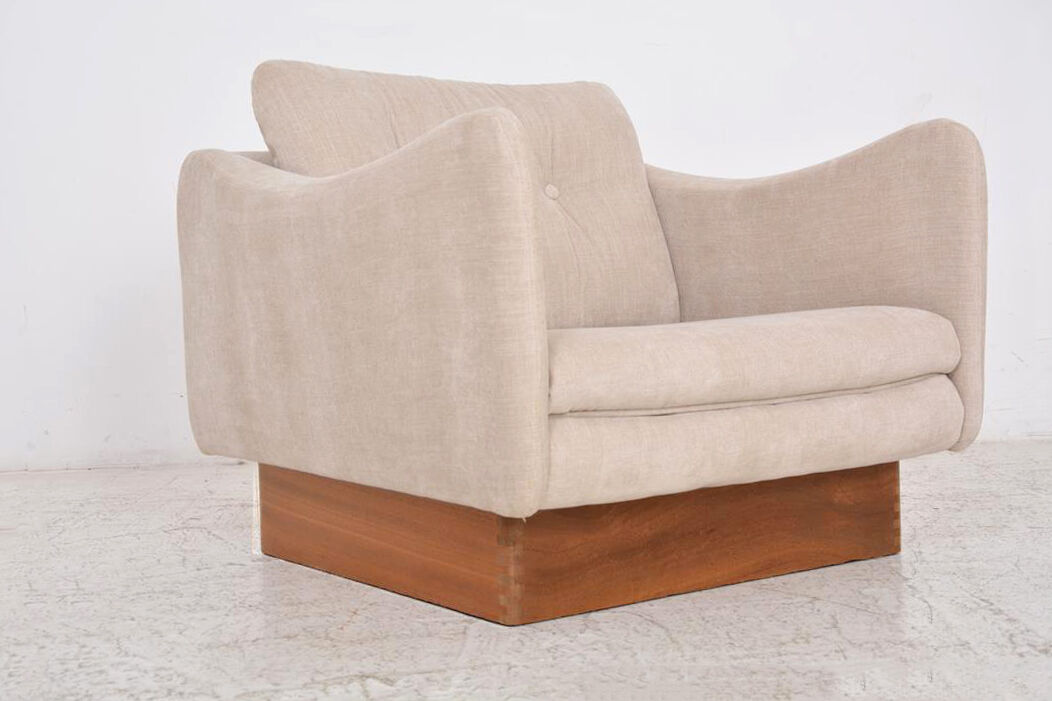 Armchair "Dachshund" by Michel Mortier, Steiner edition 60s