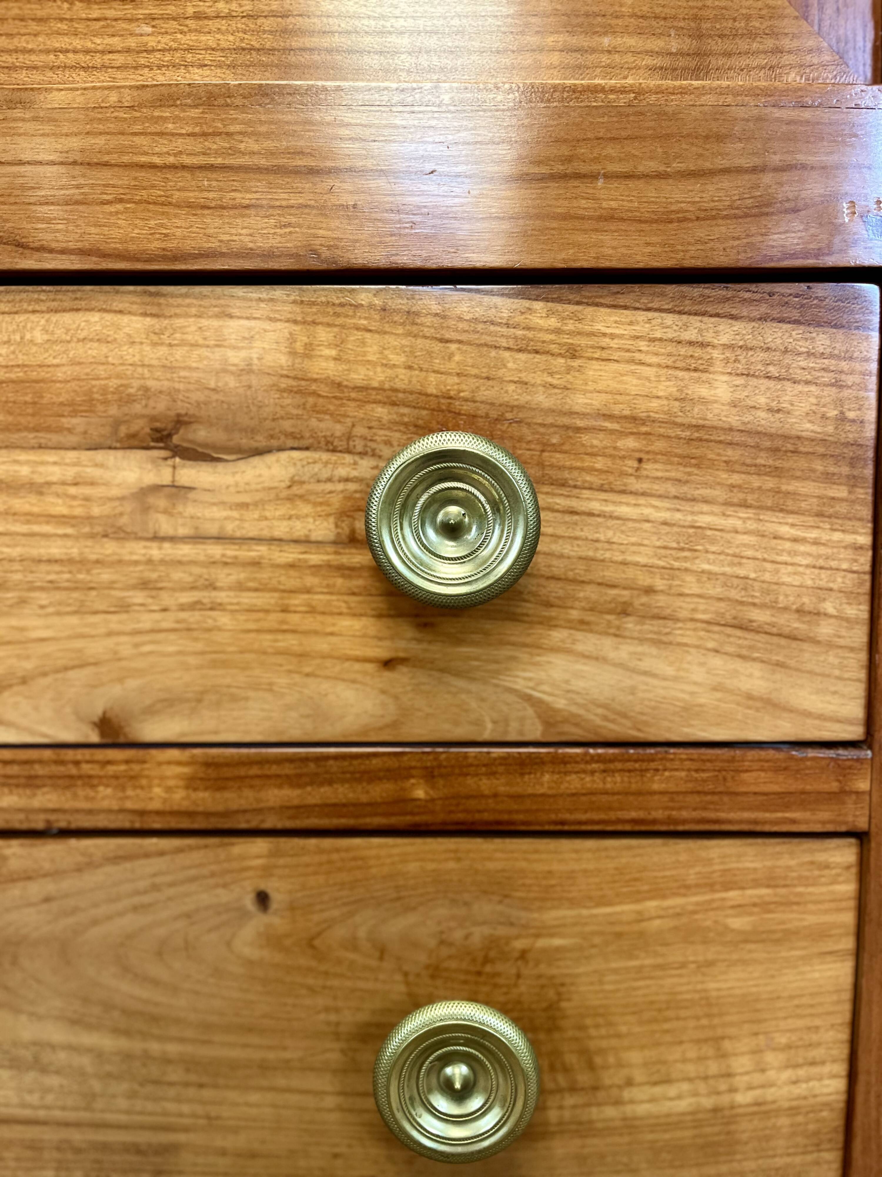 Directory secretary in solid cherry wood