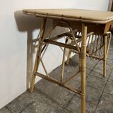 Vintage rattan desk