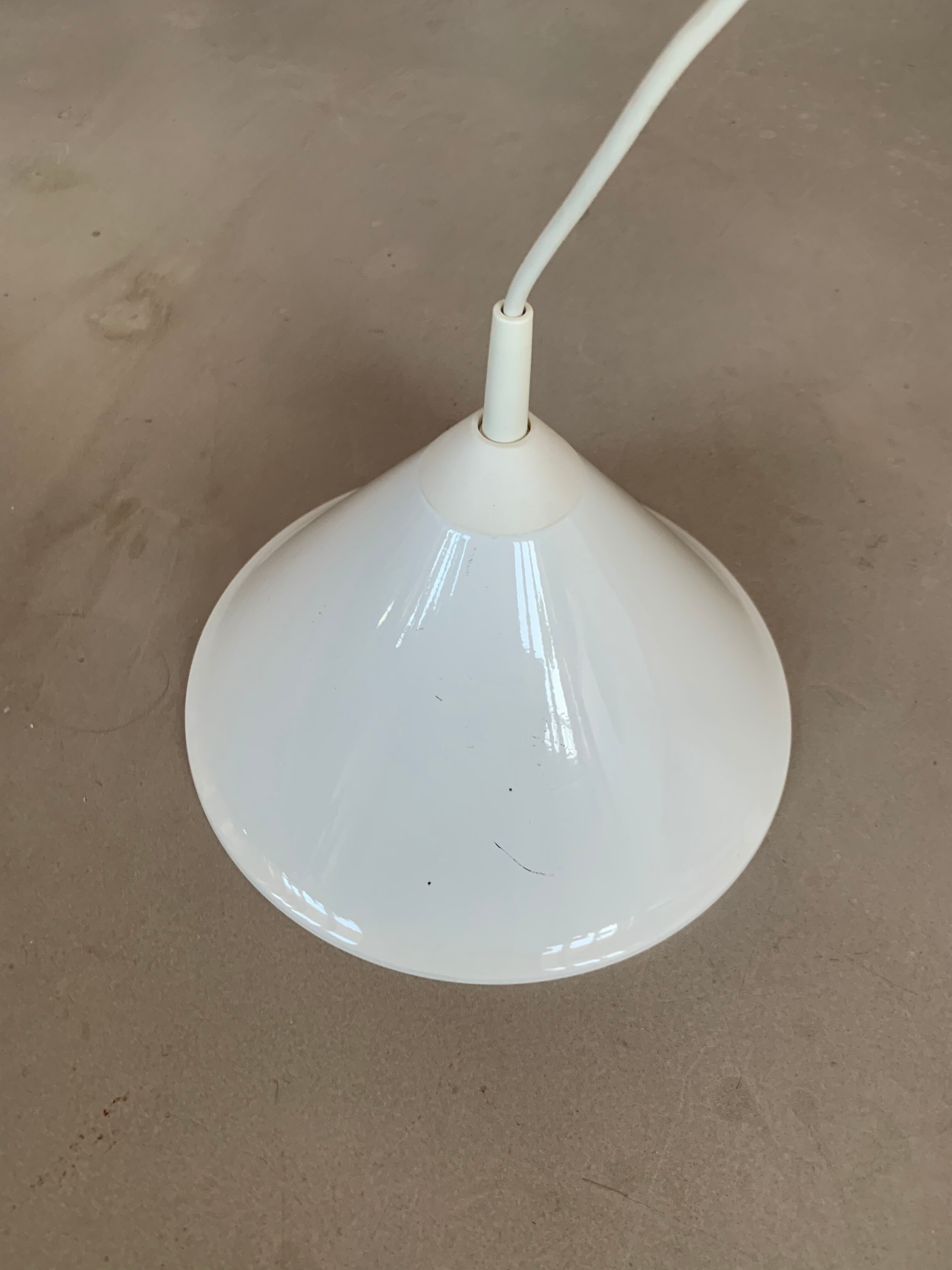 Metal pendant lamp 80s