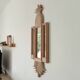 Miroir triptyque Art déco Ananas en bois sculpté