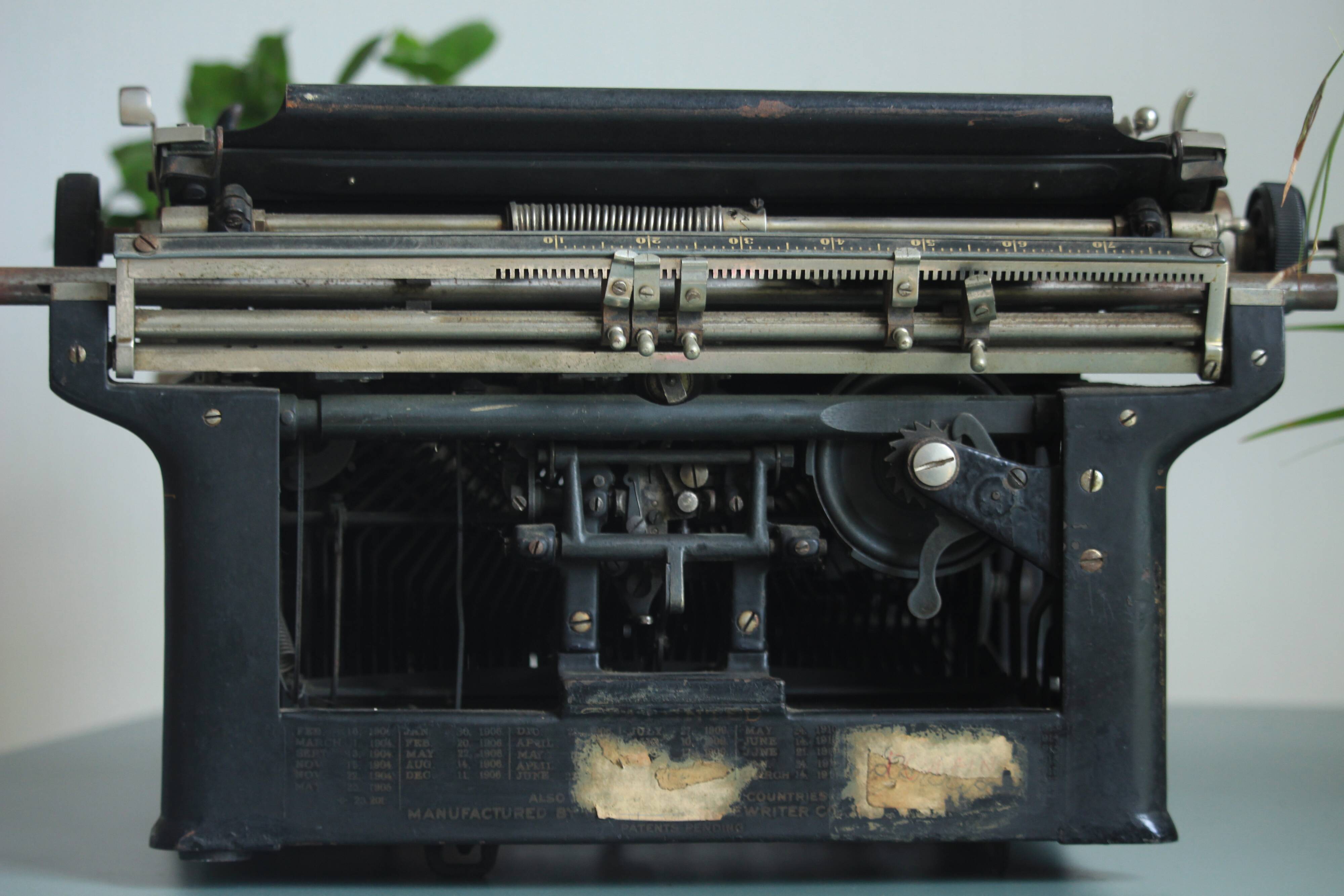 Machine à écrire Underwood