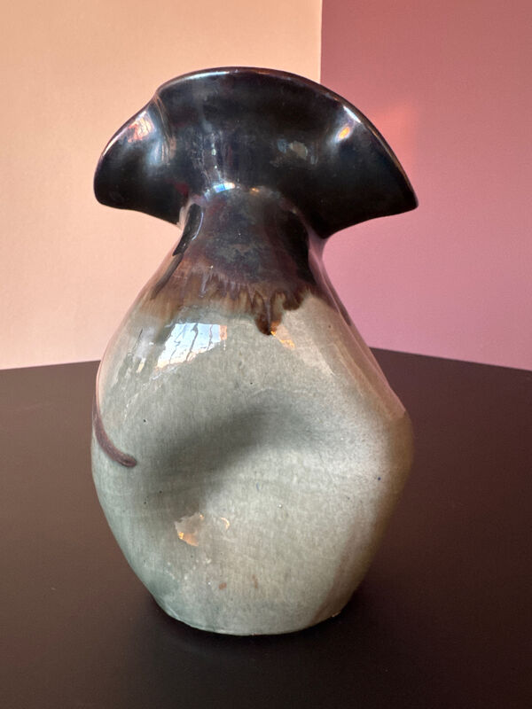 Vase en céramique signé Buxo – années 60 – céramique française vintage