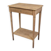 Table d’appoint / coiffeuse ancienne bois avec plateau ouvrant