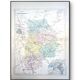 Map of Seine-et-Marne, printed in 1883.