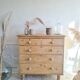 Old English style chest of drawers