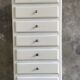 Vintage white wood dresser