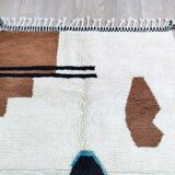 Handmade Berber rug in pure wool, size 150 x 250 cm