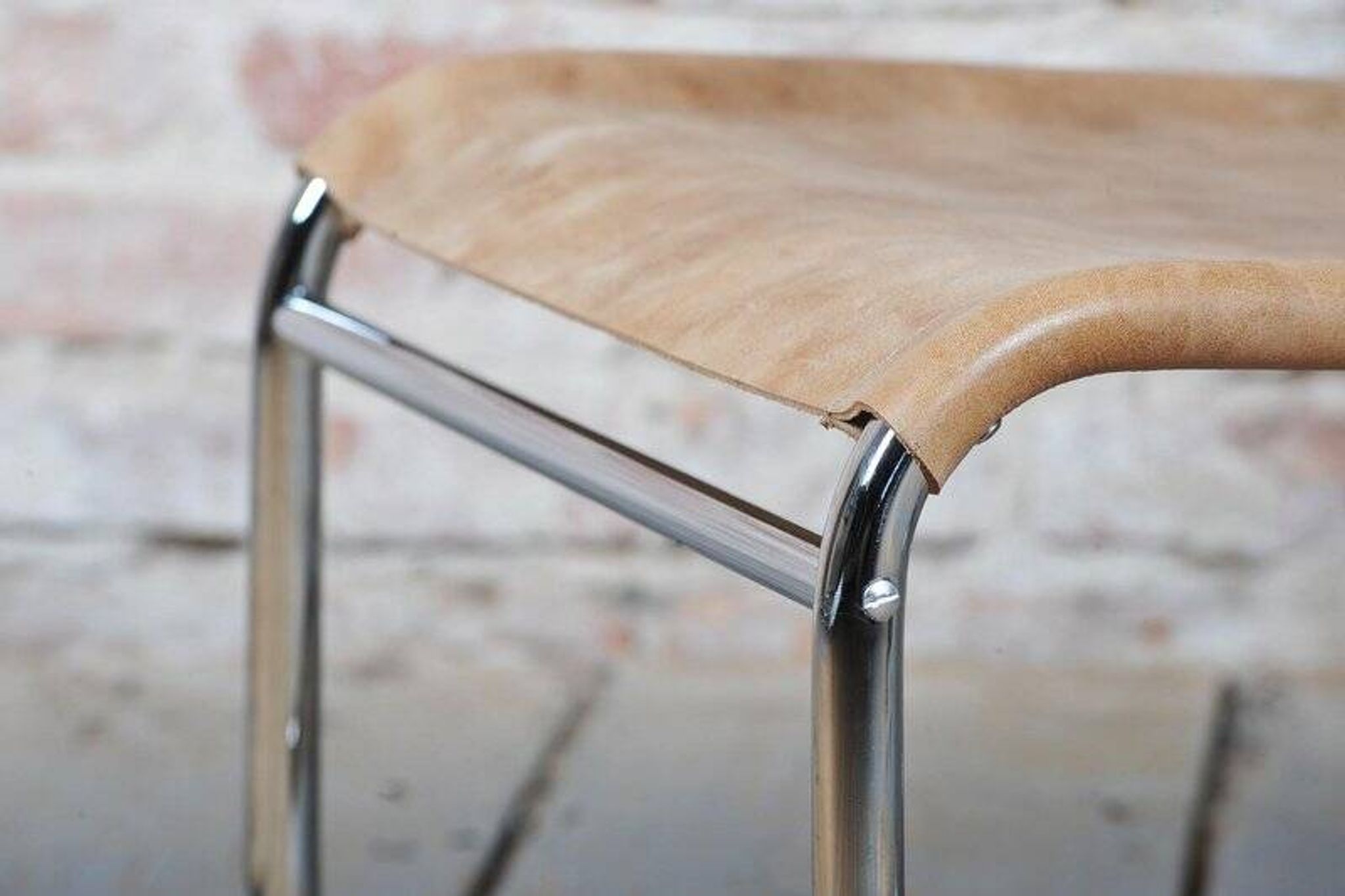 Czech Bauhaus Armchair in Chrome attributed to M. Breuer for Thonet, 1920s
