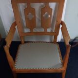 Trio de fauteuil de Guillerme & Chambon.