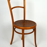 J&J Kohn bistro chair with decorated seat