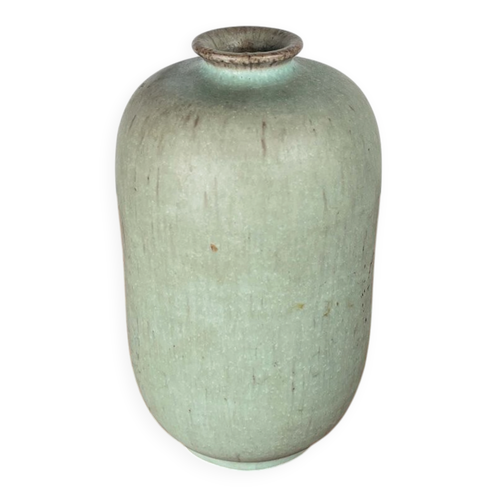 Minimalist vase from a modern German workshop from the mid-century by Walter Gebauer, 1960s.