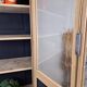 GLASS CABINET IN SOLID OAK