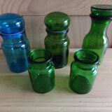 Set of 5 glass jars
