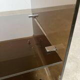 Michel Dumas smoked plexiglass coffee table, 1970s