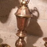 Bronze chandelier regency luminaires Petitot