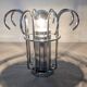 Modernist Space Age lamp in chrome metal from the 60s/70s