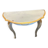 Painted wooden console