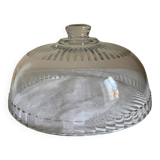 Cloche à gâteau en verre moulé