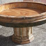 Coffee table (polychrome wood)