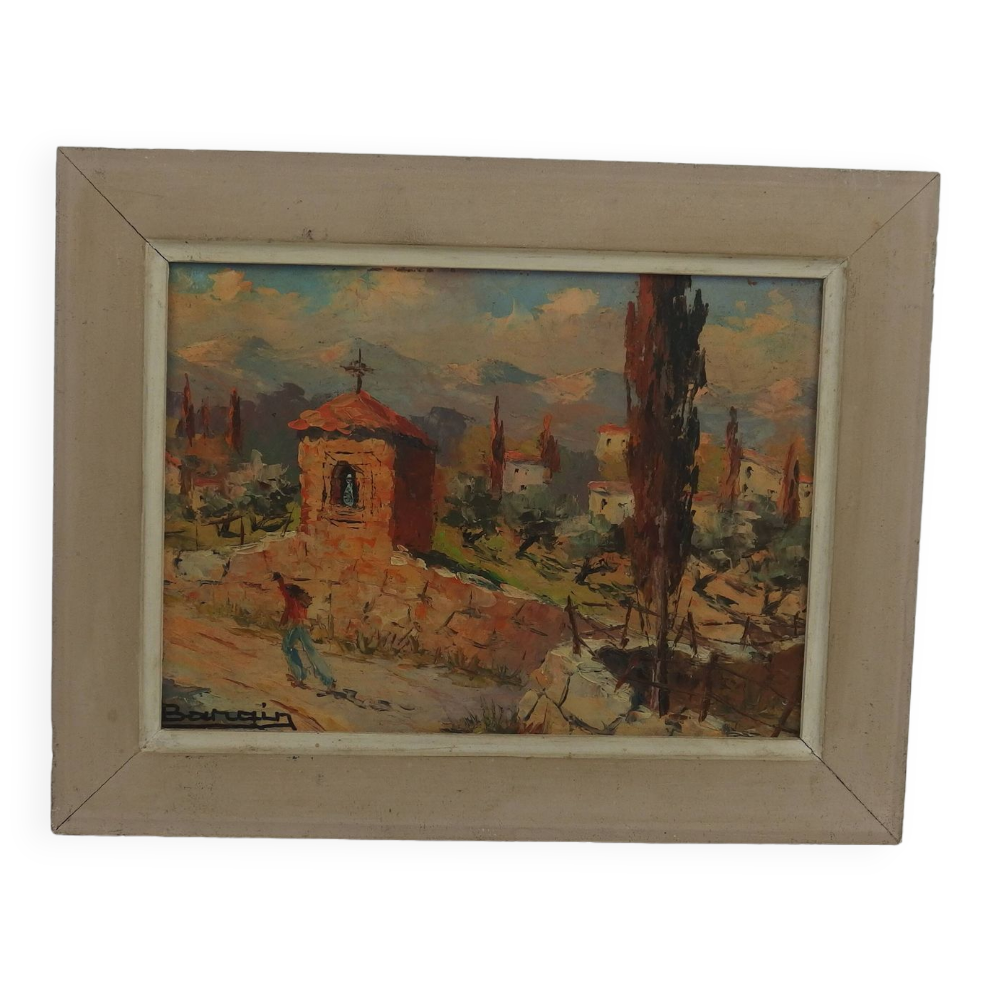 Landscape painting of Grasse by Bargin