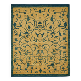 Tapis Oushak en laine noué à la main, 196 cm x 240 cm