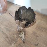 Cendrier fleur laiton
