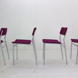 Set of 4 dinning room chairs Martin Visser "SE07"  for 't Spectrum Bergeijk, 1960