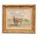 Original Vintage Swedish Oil on Panel – “Horses in a Pasture” by Einar Söderlund – Signed – Vintage & Framed