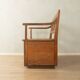 Biedermeier chest bench from the 1900s, pine wood