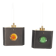 Pair of triangular pendant lamps by Hans Bergstrom, Sweden, 1950.