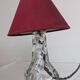 Pair of crystal bedside lamps