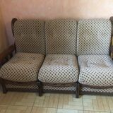 Solid wood convertible sofa