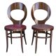 Pair of old Baumann seagull model chairs