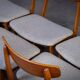 Dining Chairs in Oak and Teak, Denmark, 1960s, Set of 6