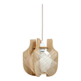Suspension fil et bois des années 60-70.