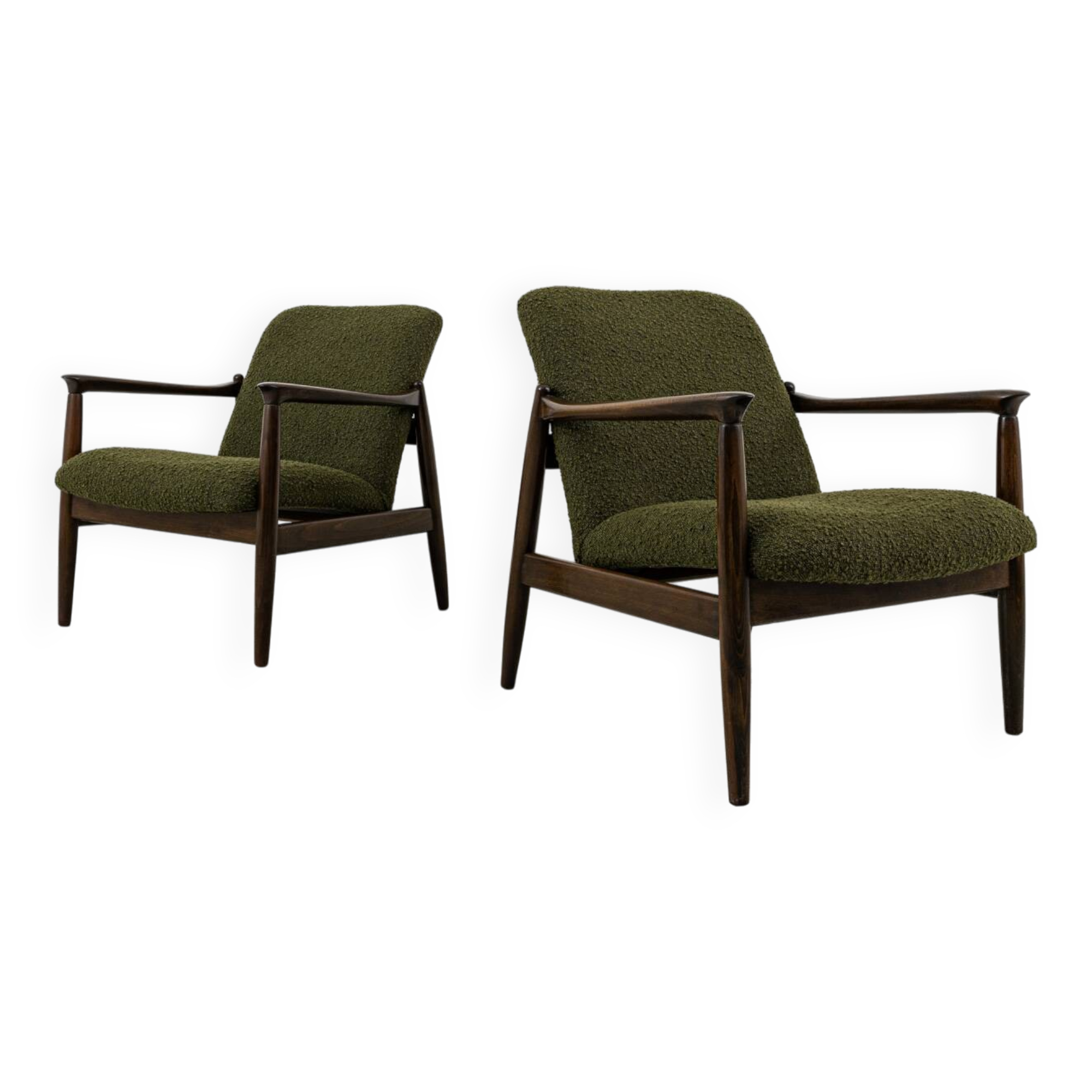 Pair Of Vintage Armchairs By Edmund Homa, Poland, 1960s