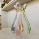 Vase vintage en verre d'art : Hanna Machanovska Mstisov Glassworks, Tchécoslovaquie
