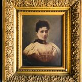 Table: Portrait of a young woman