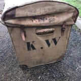Rattan & Wicker Chest & Trunk Militaria, French Military Collection